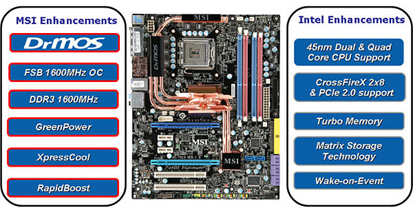 MSI P45D3 Platinum