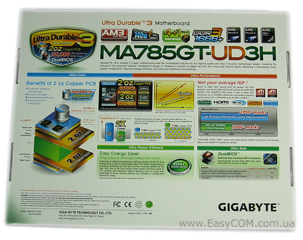 GIGABYTE GA-MA785GT-UD3H