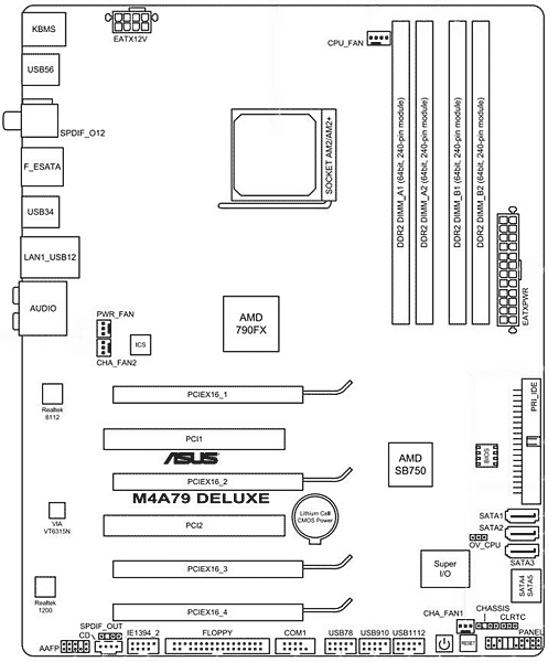 Asus m2n e схема