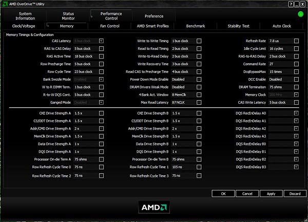 AMD OverDrive