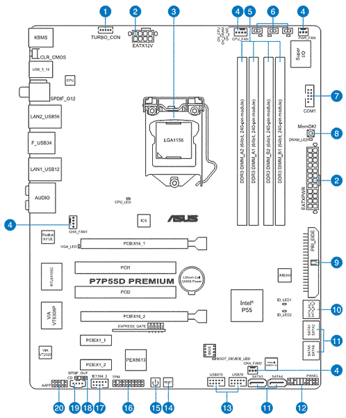 Asus psl 1394 схема подключения передней панели