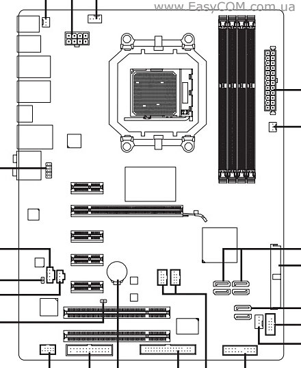 Gigabyte ga ma770 ds3 схема