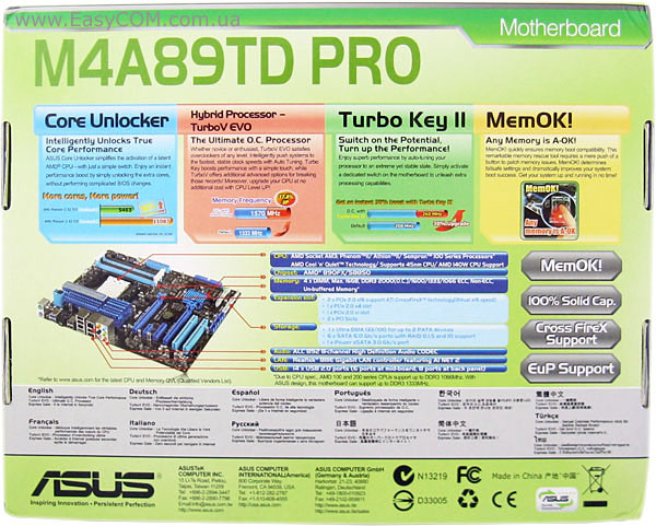 ASUS M4A89TD PRO