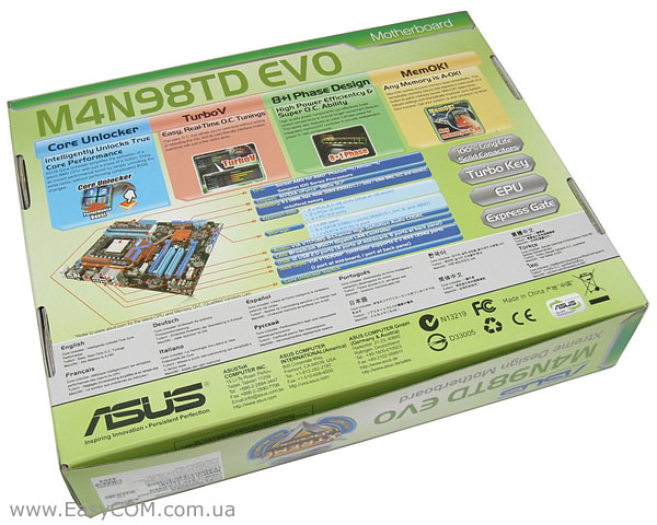 ASUS M4N98TD EVO