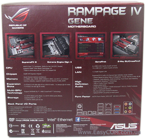 ASUS Rampage IV GENE