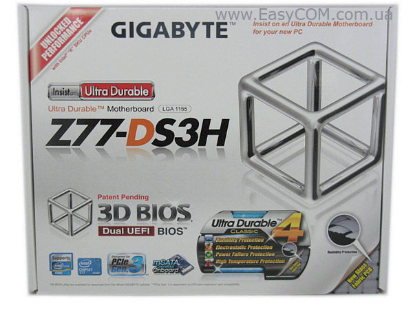 Gigabyte ga z77 ds3h обзор