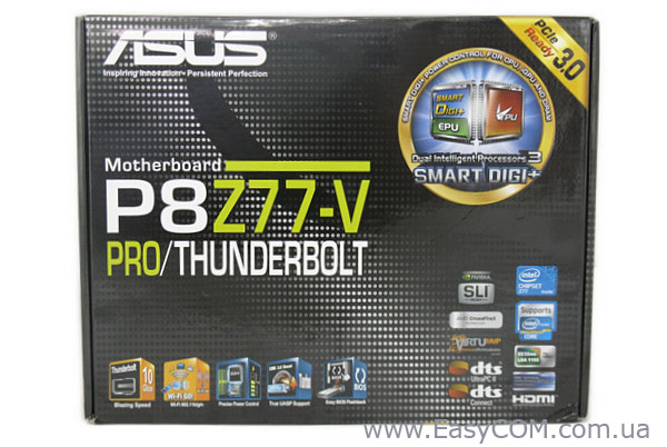 ASUS P8Z77-V PRO/THUNDERBOLT box