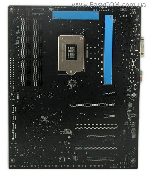 ASUS P8Z77-V PRO/THUNDERBOLT from the rear