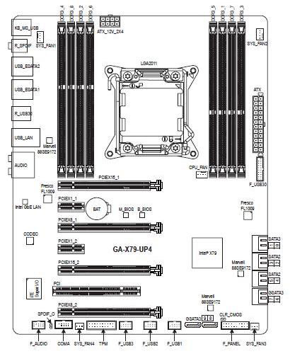 X99 схема материнской платы. Схема материнской платы x79. Распиновка x79 материнская плата. Gigabyte x79 up4 схема. Gigabyte ga-x79-up4 схема.