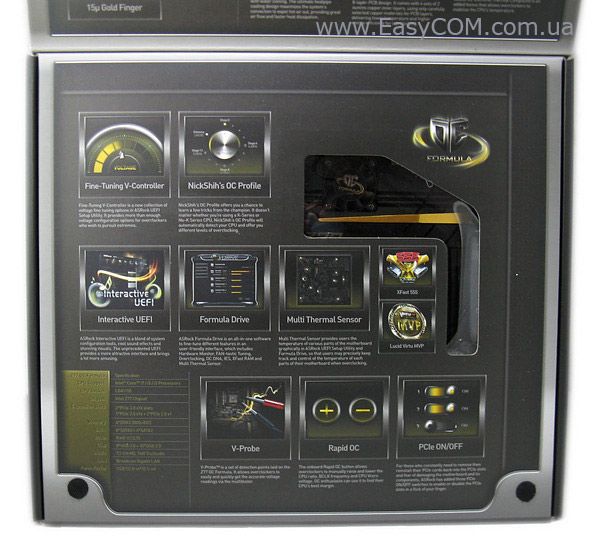 ASRock Z77 OC Formula box rear