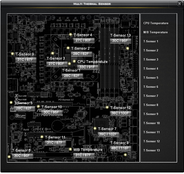 ASRock Formula Drive multi thermal sensor