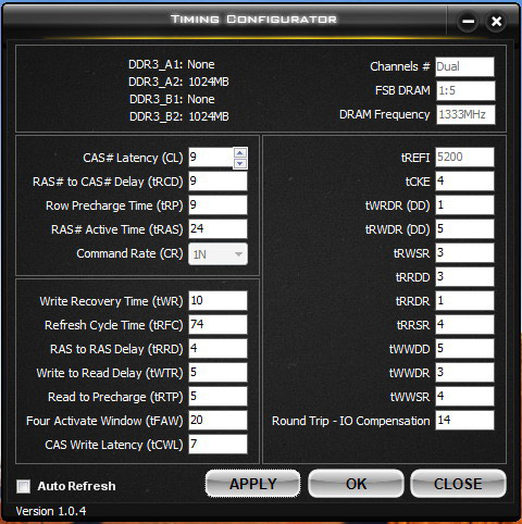 ASRock Formula Drive multi timing configuration