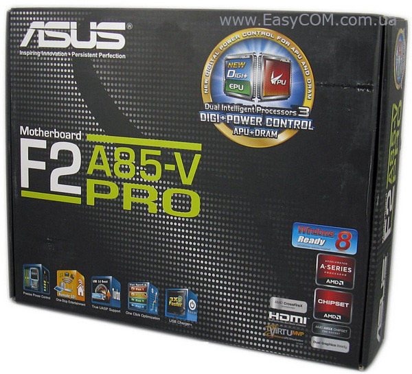 ASUS F2A85-V PRO box