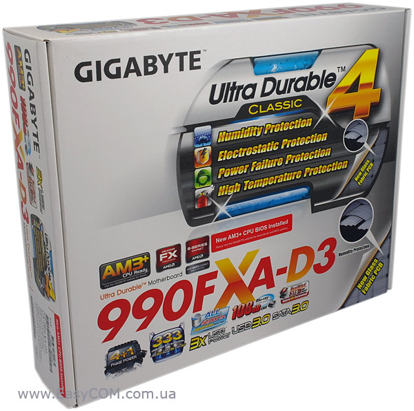 Gigabyte ga 990fxa d3 обзор