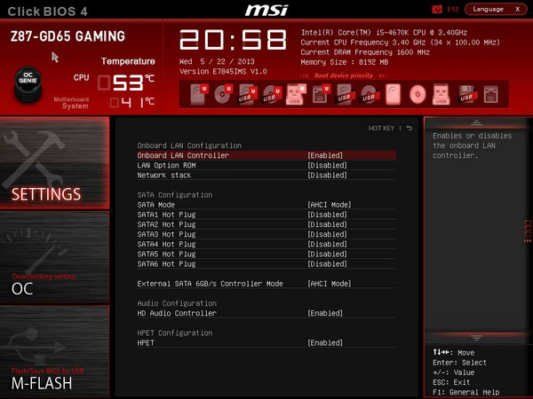 MSI Z87-GD65 GAMING