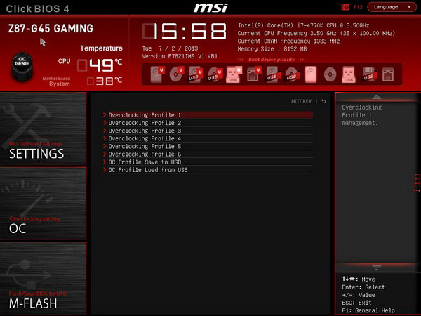 MSI Z87-G45 GAMING