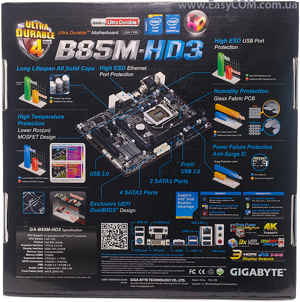 GIGABYTE GA-B85M-HD3