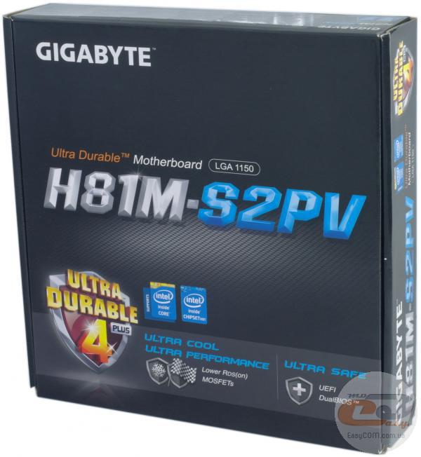 Gigabyte ga h81m s2pv обзор