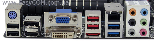 BIOSTAR Hi-Fi A85X ports