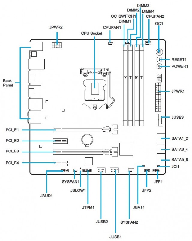 Схема msi h81m p33