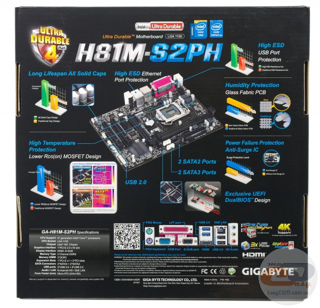 GIGABYTE GA-H81M-S2PH