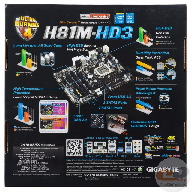 GIGABYTE GA-H81M-HD3