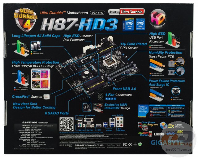 GIGABYTE GA-H87-HD3