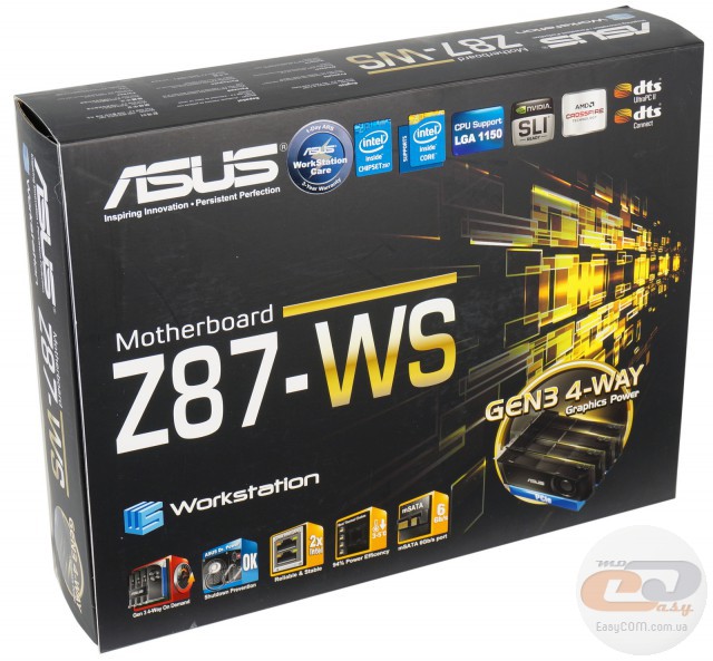 Asus z87 ws обзор