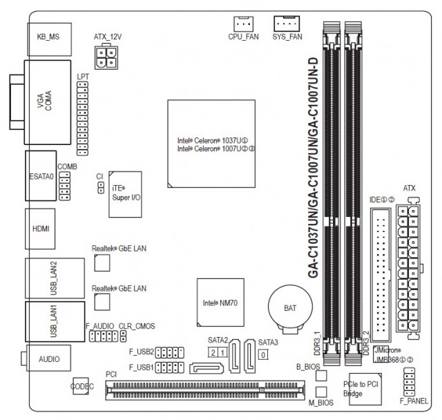 GIGABYTE GA-C1037UN