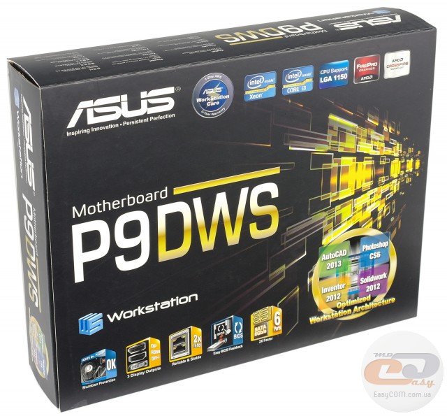 Asus p9d ws обзор