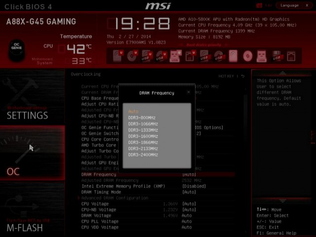 MSI A88X-G45 GAMING