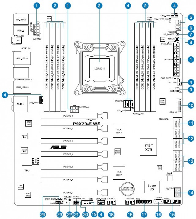 Atermiter x79 схема подключения передней панели