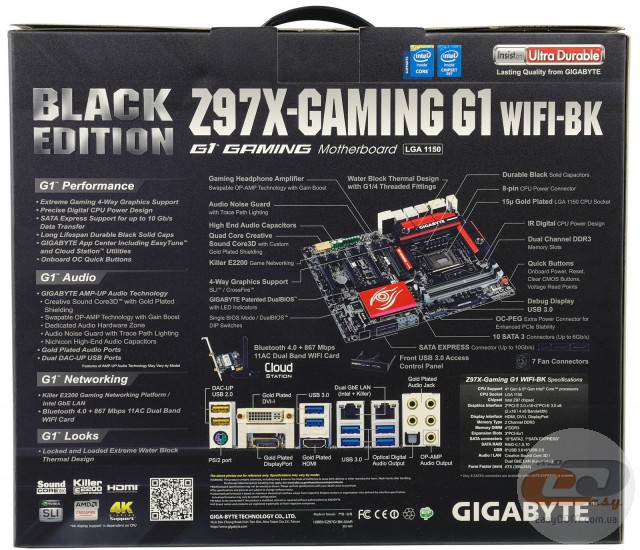 GIGABYTE GA-Z97X-Gaming G1 WIFI-BK