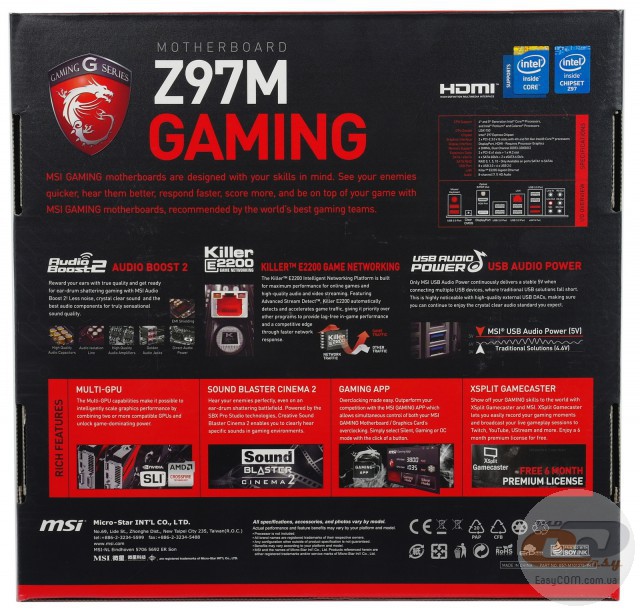 MSI Z97M GAMING