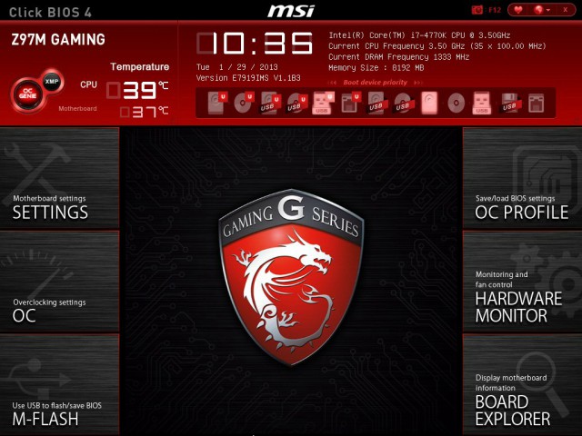 MSI Z97M GAMING