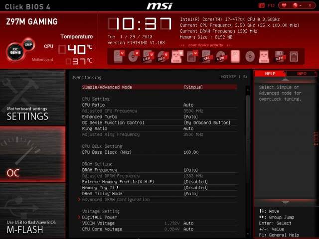 MSI Z97M GAMING