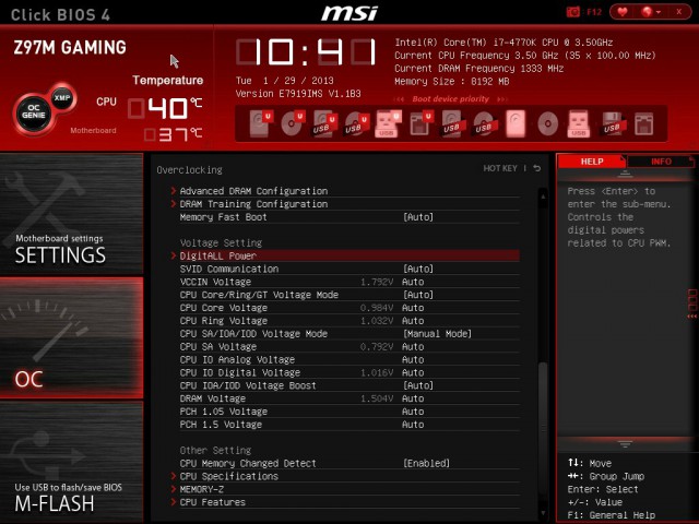 MSI Z97M GAMING