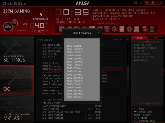 MSI Z97M GAMING