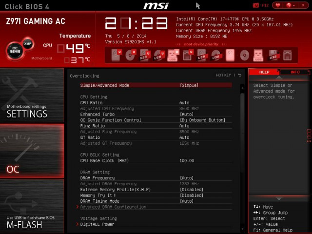 MSI Z97I GAMING AC