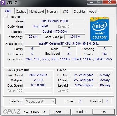 GIGABYTE GA-J1800N-D2H