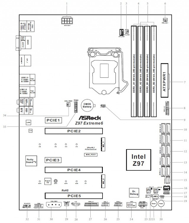 Asrock 970 extreme3 схема