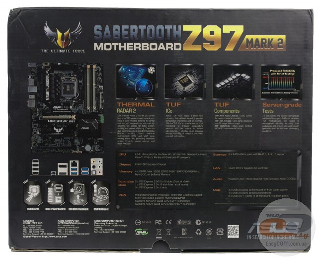 ASUS SABERTOOTH Z97 MARK 2