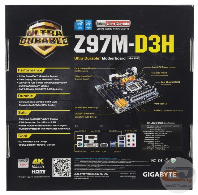 GIGABYTE GA-Z97M-D3H