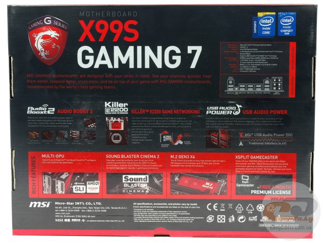 MSI X99S GAMING 7