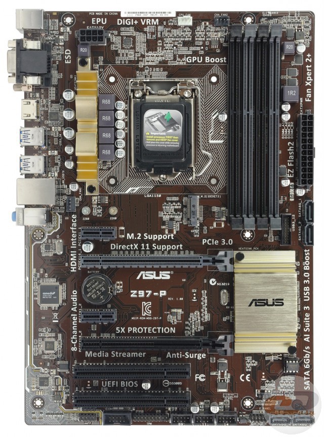 Asus z97 p обзор