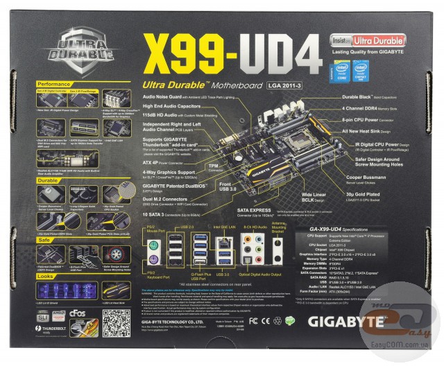 GIGABYTE GA-X99-UD4