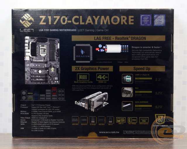 ECS Z170-CLAYMORE