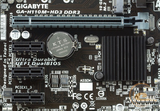 GIGABYTE GA-H110M-HD3 DDR3