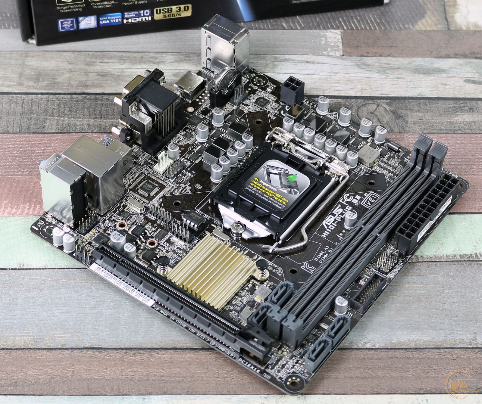 Материнская плата asus h110