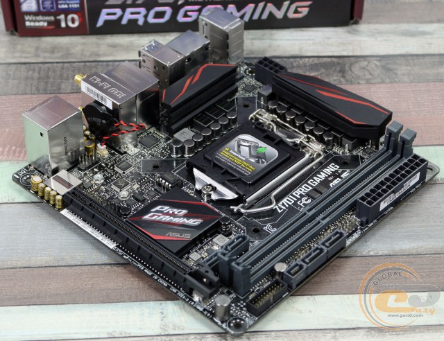 Asus z170i pro gaming установка m2 nvme